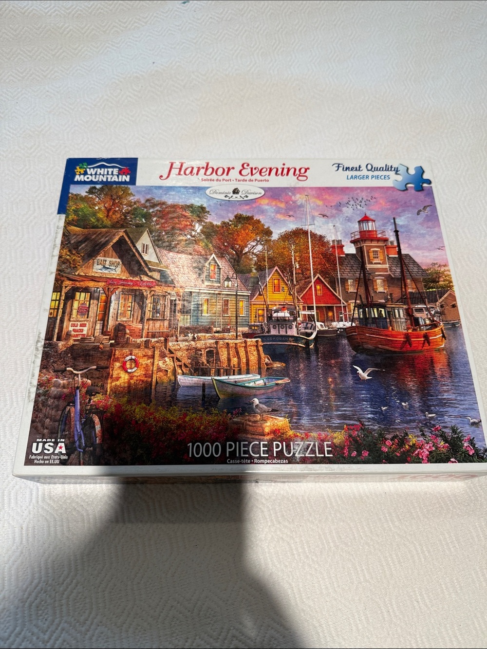 White mountain puzzles 1000 piece harbor evening from 2021
